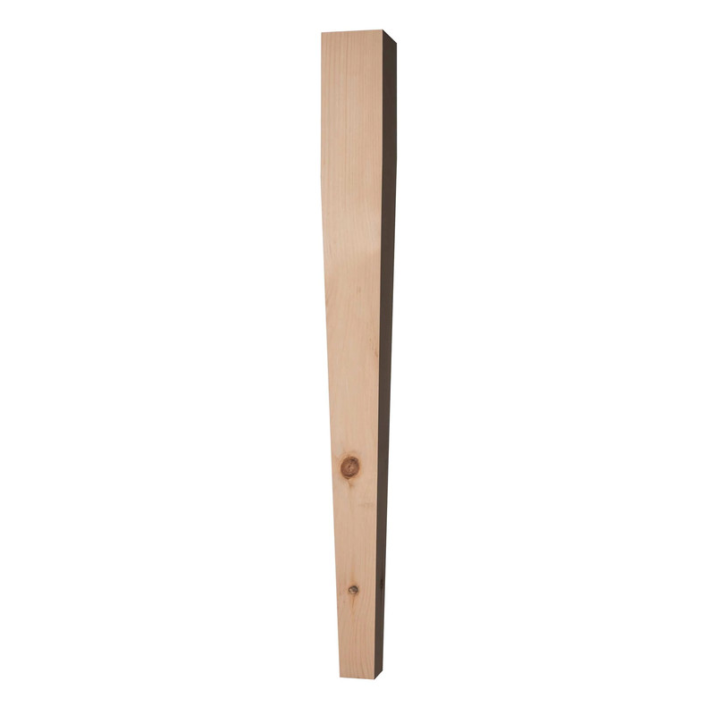 Four Sided Tapered Leg - Species:Pine